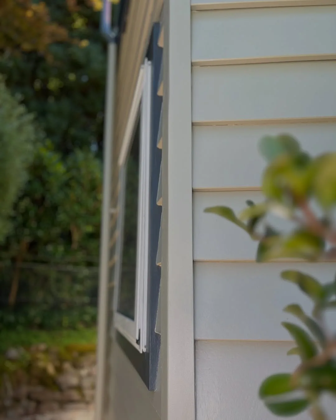 Freshly painted exterior cladding in the Hills District