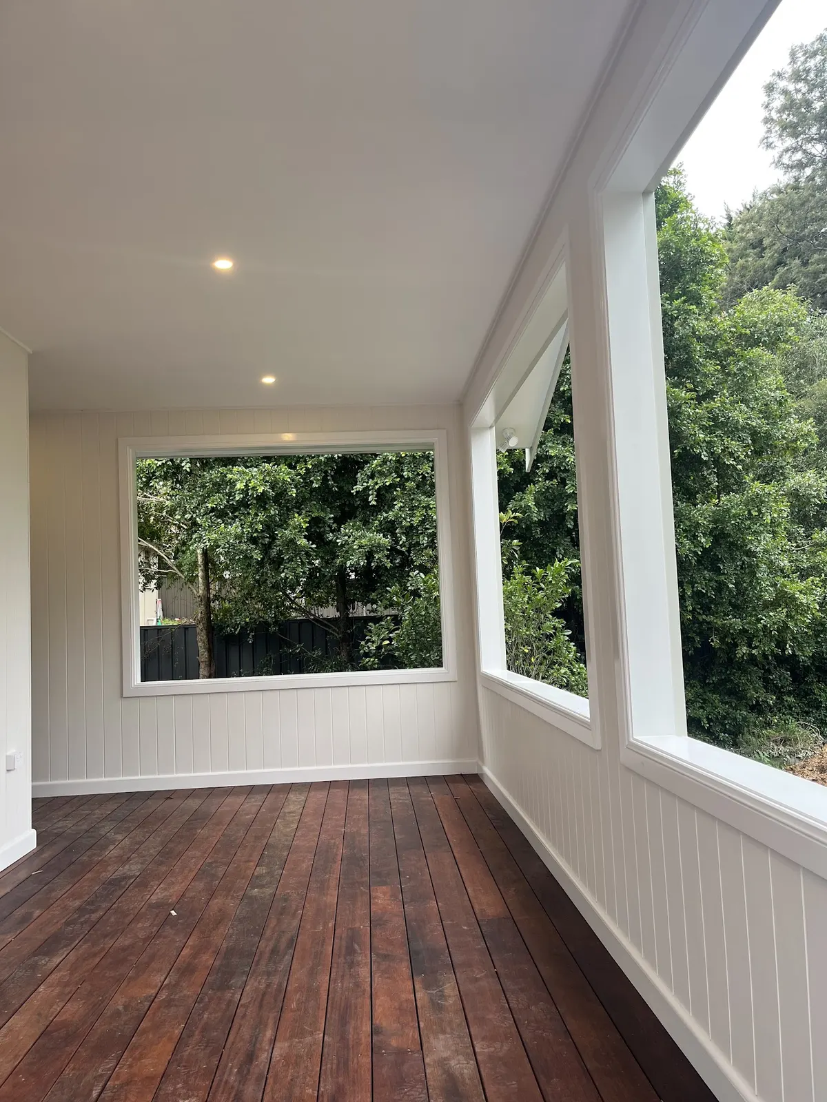 Restored timber deck in Box Hill